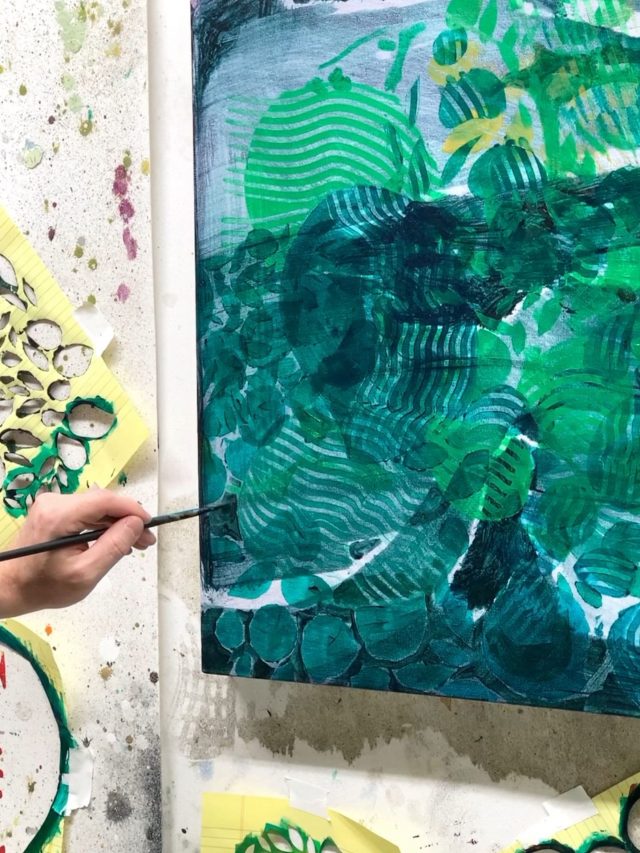 Historias 6 Pinturas Acrílicas: La Esencia de la Profundidad y la Textura en Mi Arte